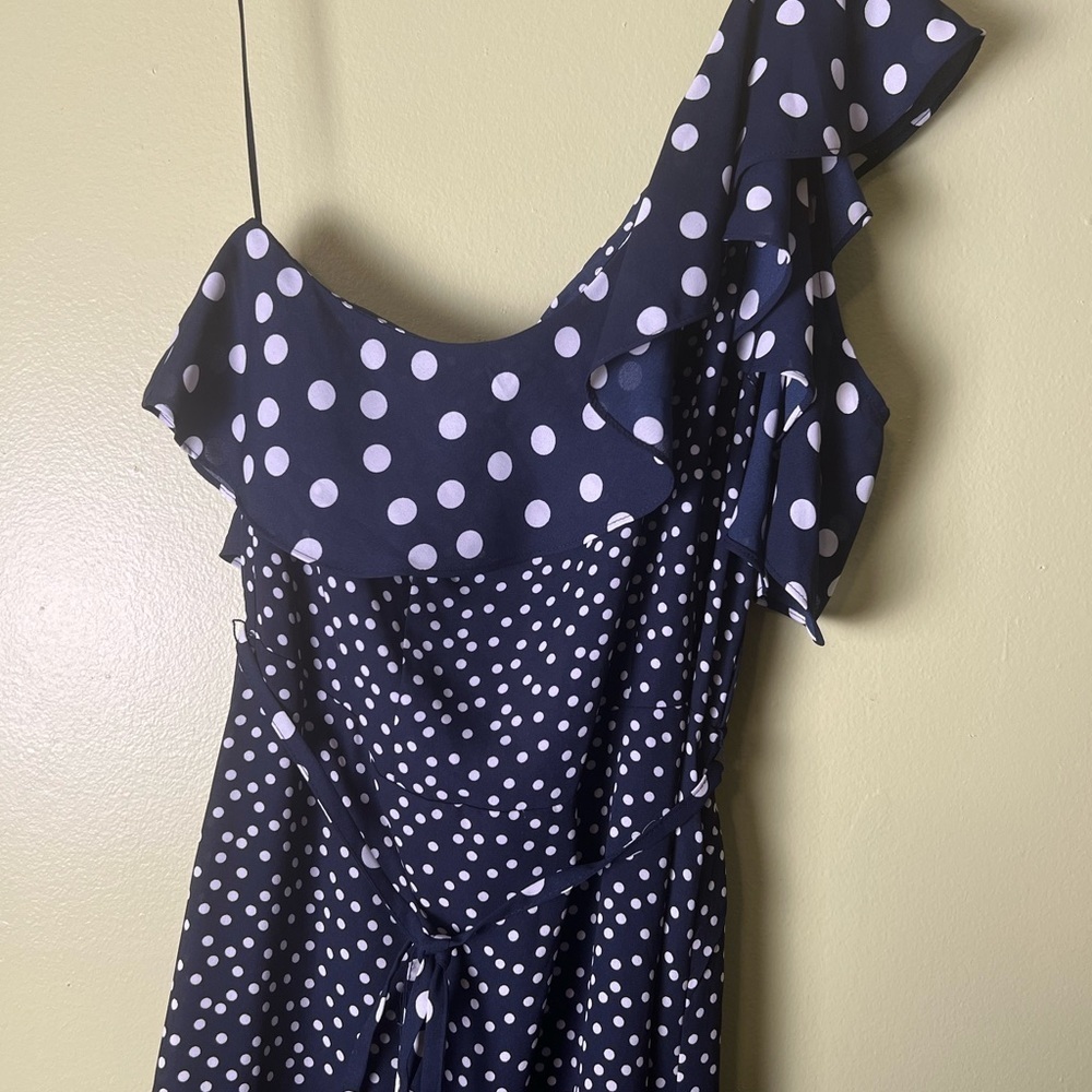a.n.d e a w yPolka Dot One-Shoulder Dress - Picture 3 of 8